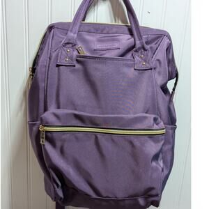 Lily and Drew Women's Purple Multi Compartment Backpack